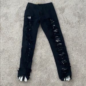 Hood By Air Cut up Jeans